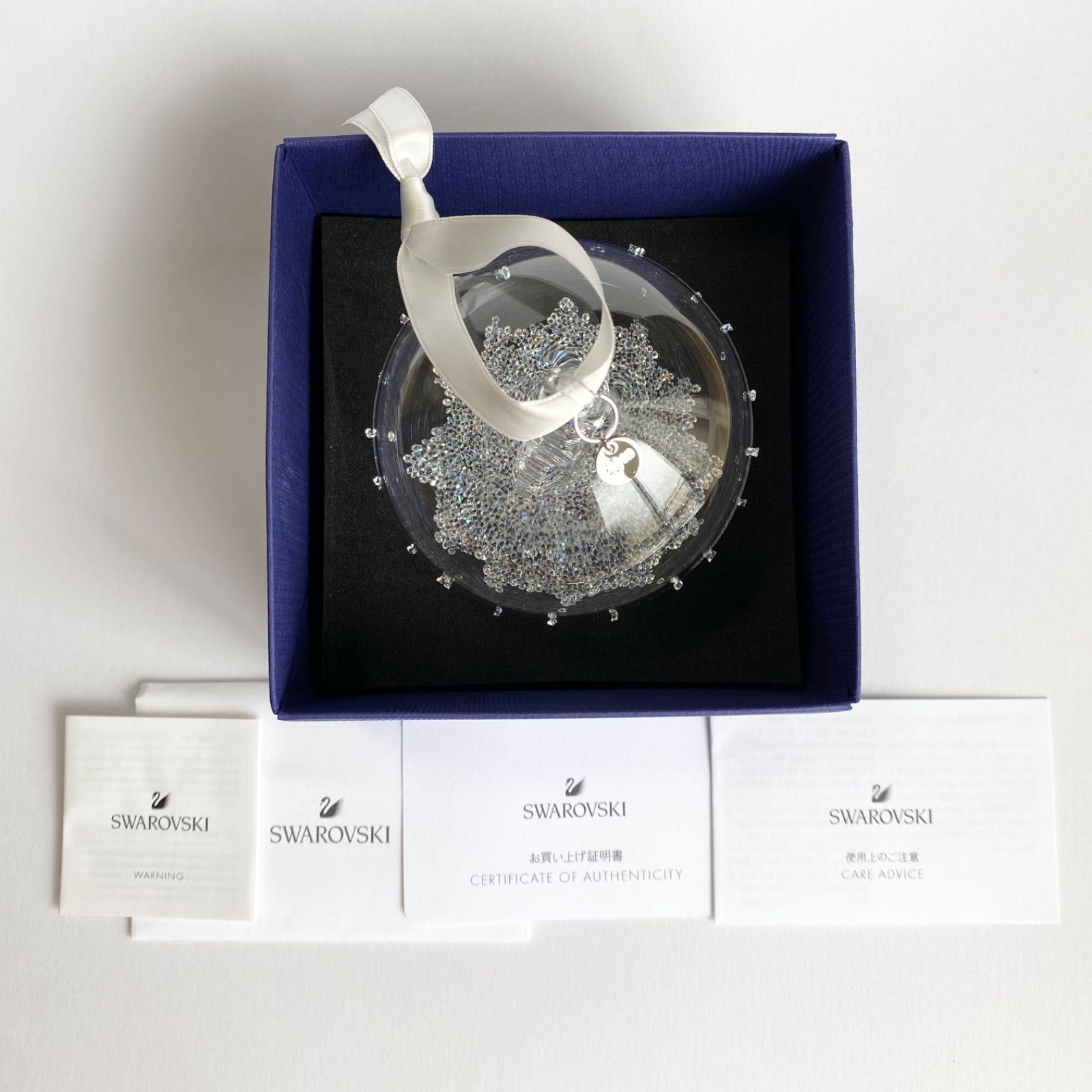 スワロフスキー　オーナメント　ボール SWAROVSKI インテリア 「公式」「スワロフスキー」Annual