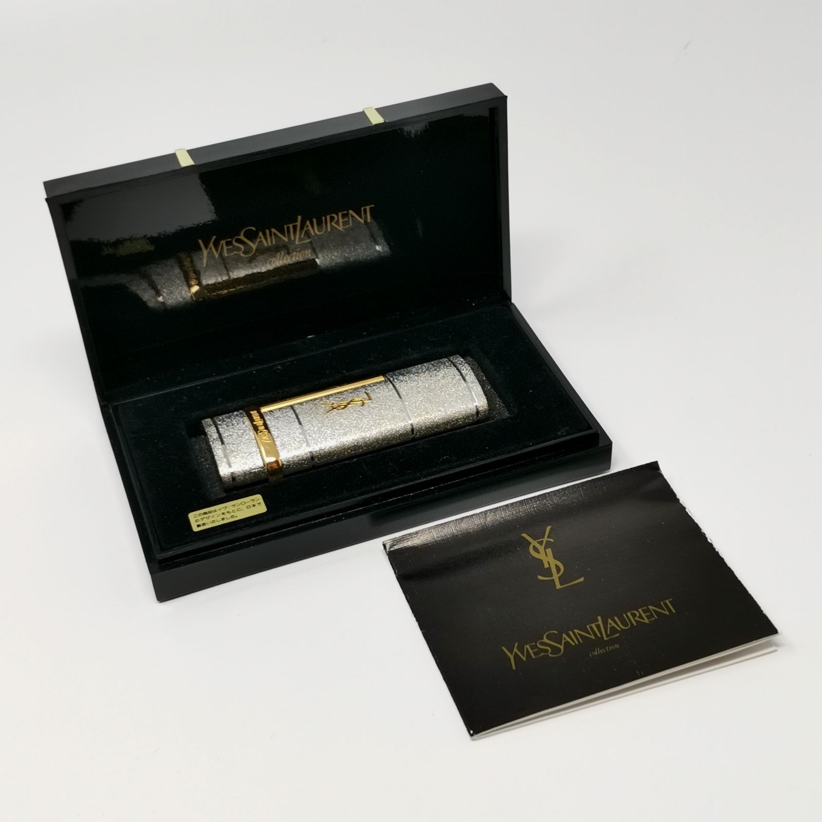 イヴサンローラン YVESAINTLAURENT ガスライター 火花 済 箱あり 管理番号KKVNKO3511