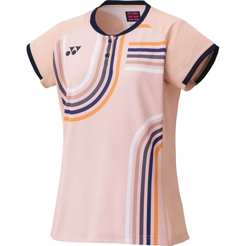 YONEX ヨネックス ウィメンズゲームシャツ バドミントン ゲームシャツウィメンズ 20854-630 ピンクベージュ