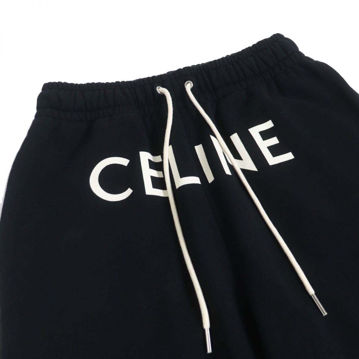 美品□21SS CELINE/セリーヌ 2Z056052H ロゴプリント コットン ルーズ