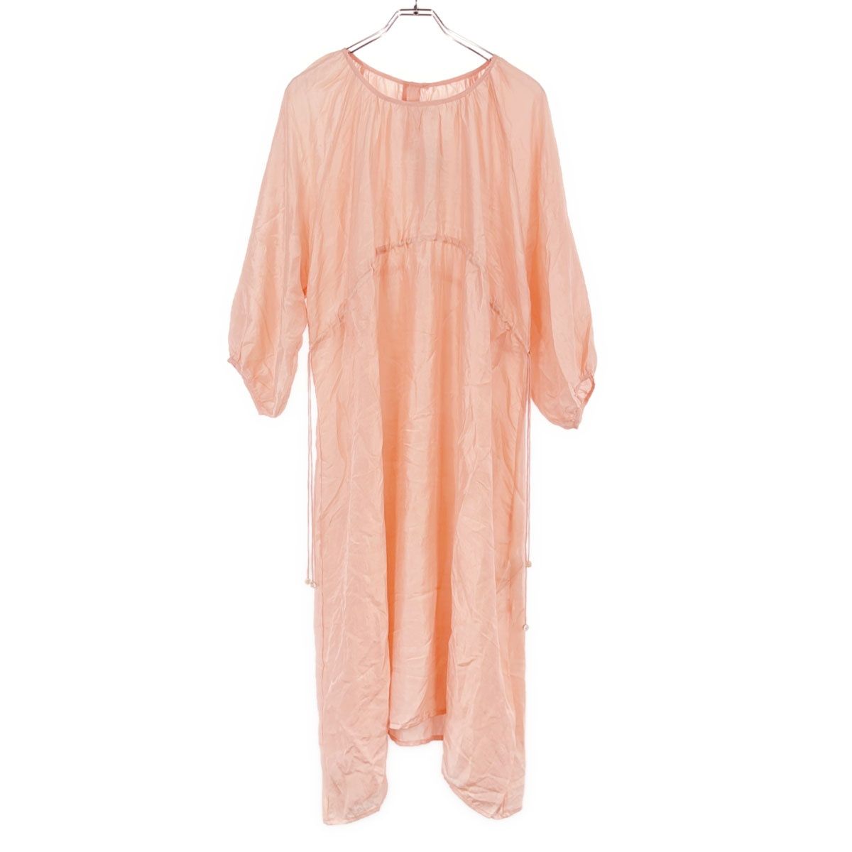 BUNON ブノン Back Button Dress バックボタンシルクドレスワンピース 