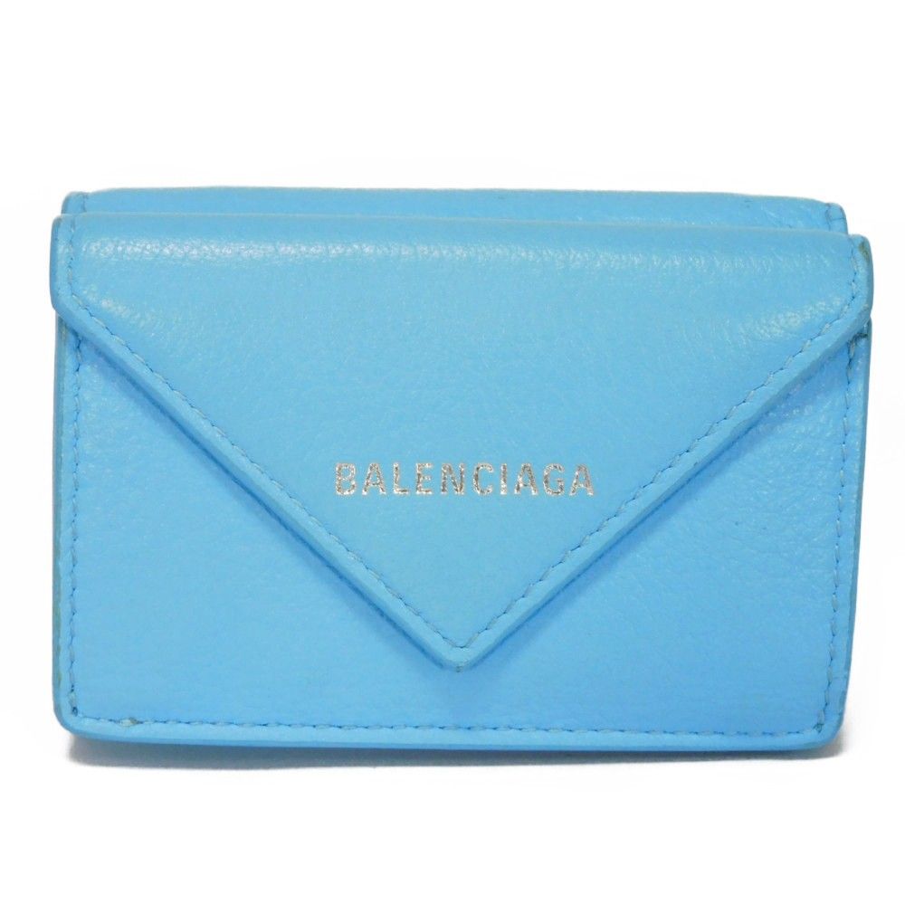 BALENCIAGA バレンシアガ 391446 コンパクトウォレット ペーパー 三 