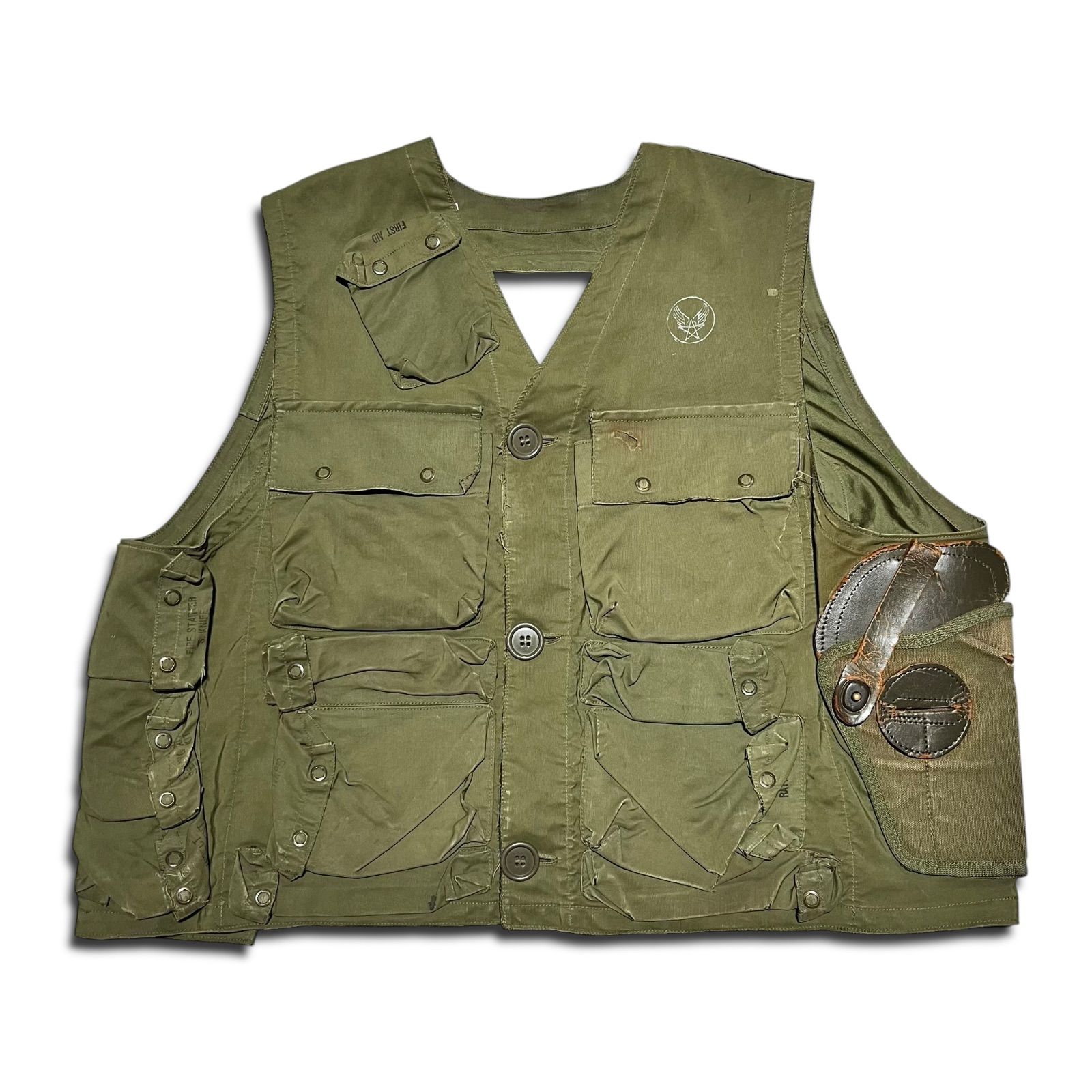 人気定番の 試着程度C1 USA製 ARMY ベスト FORCES AIR ジャケット・アウター