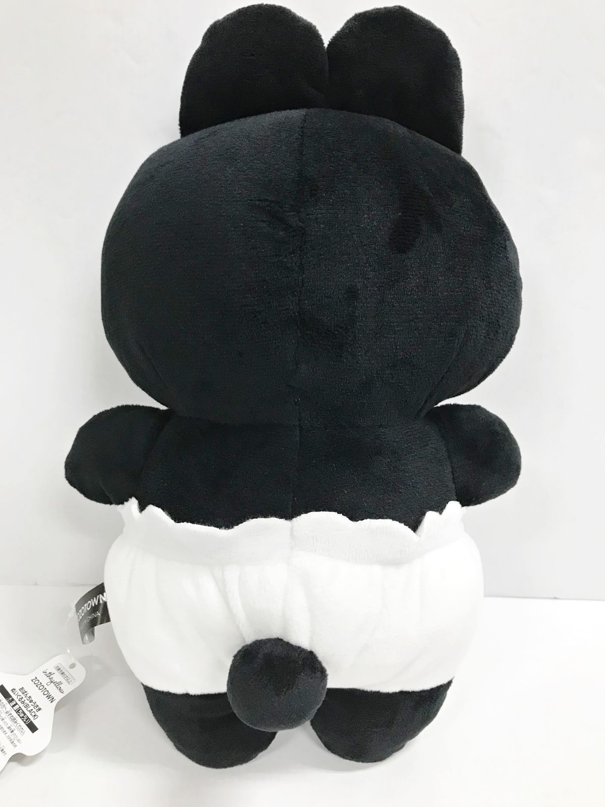 33.【タグ付】おぱんちゅうさぎ(Black) ぬいぐるみ BLACK