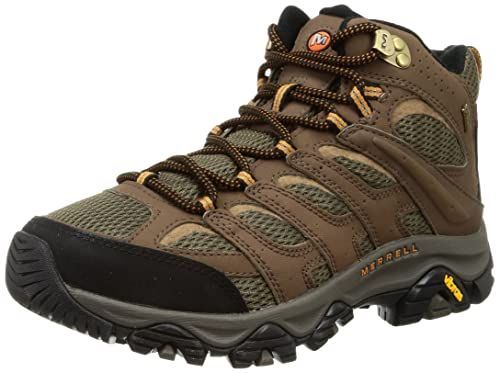 27.5 cm 3E_アース メレル ハイキングシューズ MOAB 3 SYNTHETIC MID GORE-TEX WIDE WIDTH メンズ アース 27.5 cm 3E