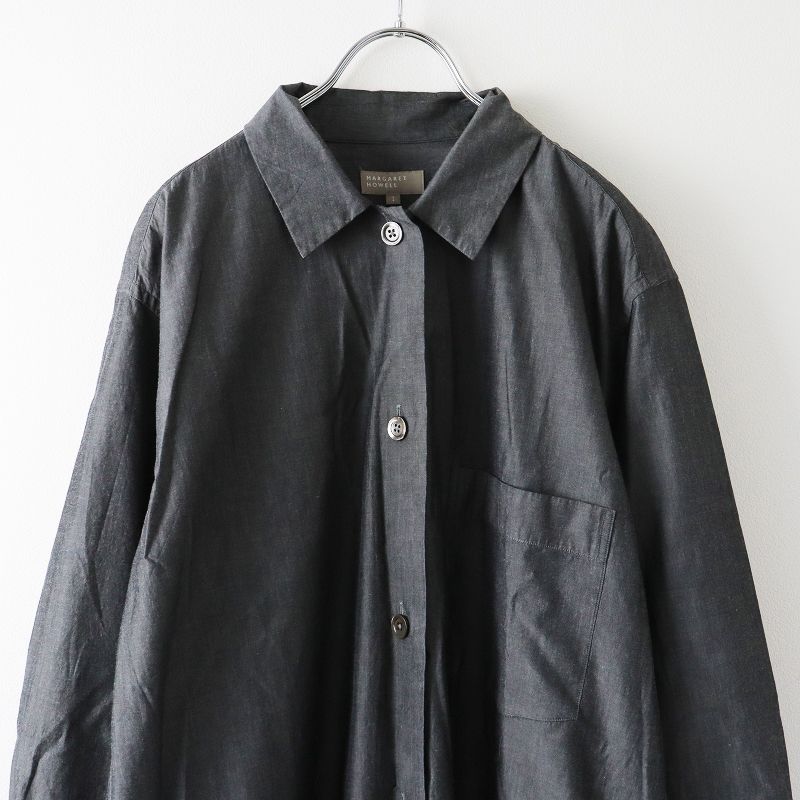 美品 2022SS MARGARET HOWELL マーガレットハウエル COTTON CHAMBRAY