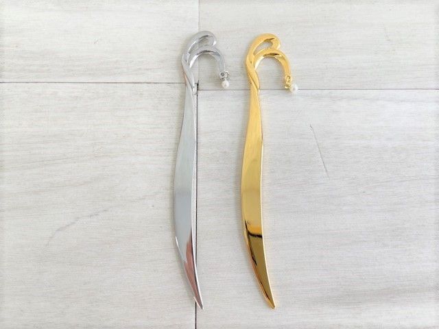 未使用 保管品】 MIKIMOTO ミキモト カトラリー ブックマーカー 2点