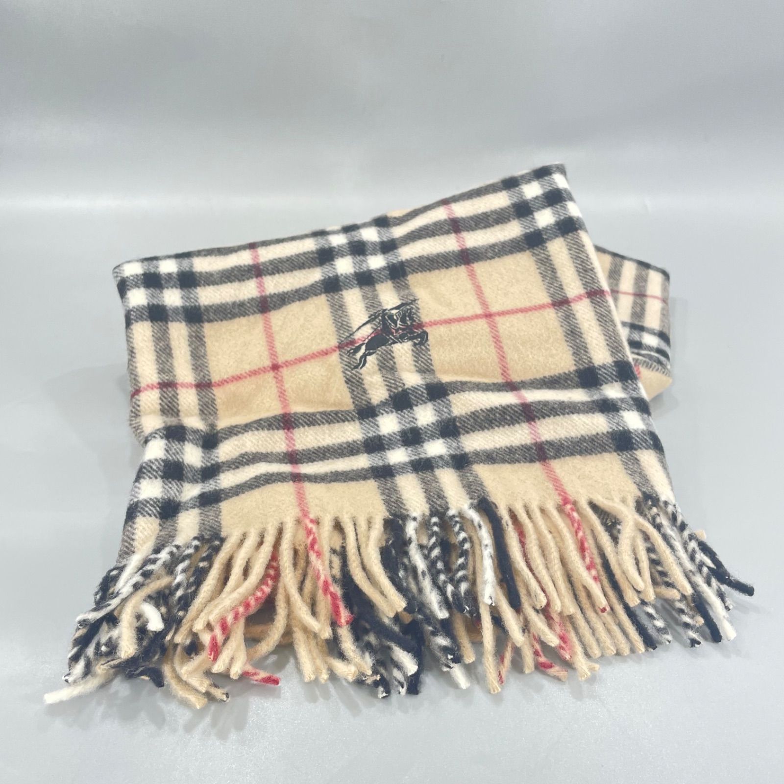 未使用 バーバリー BURBERRY 膝掛け ウール100% メ88 - メルカリ