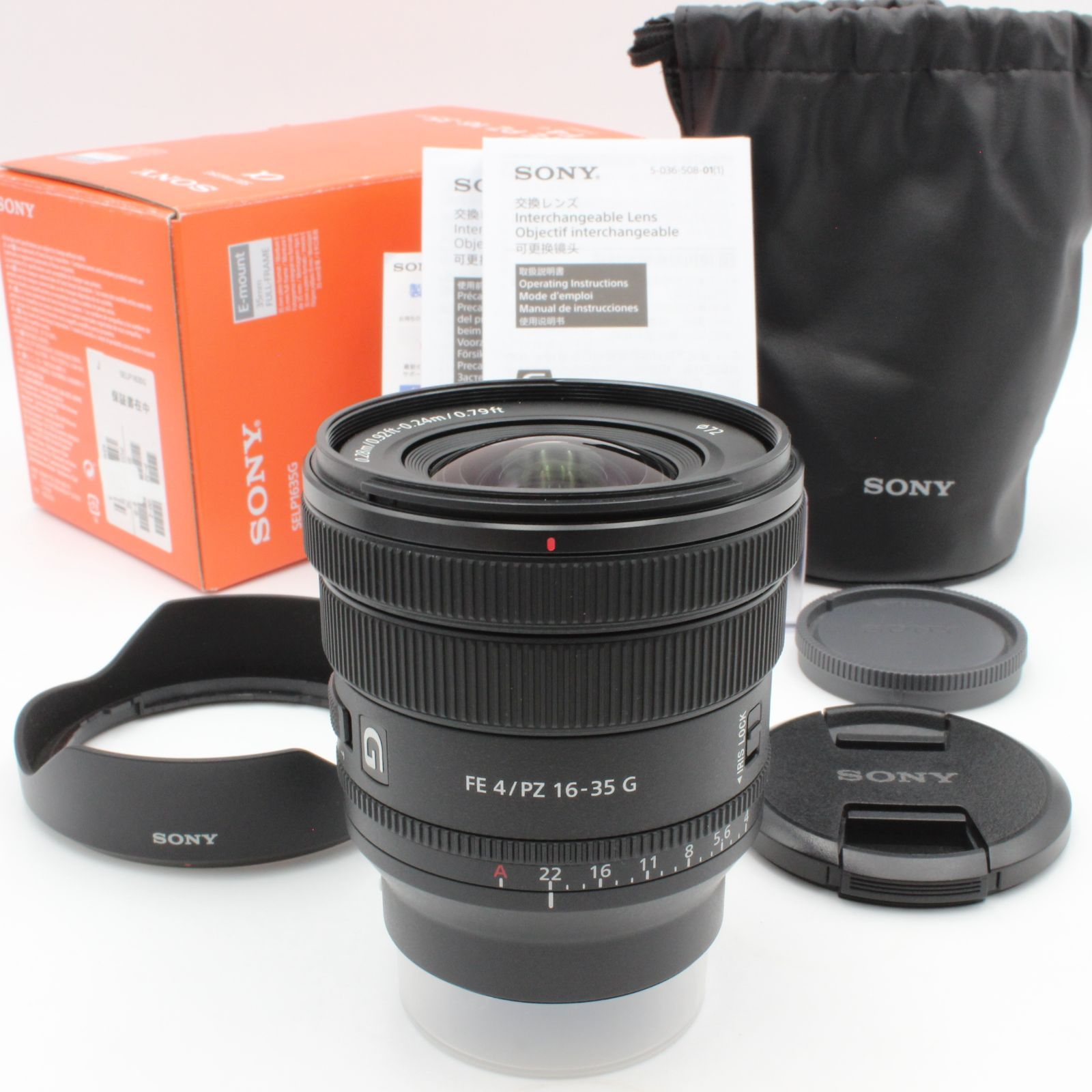 美品　SONY 16-35 F4 G 元箱あり 美品SONY 16-35 F4 G 元箱あり