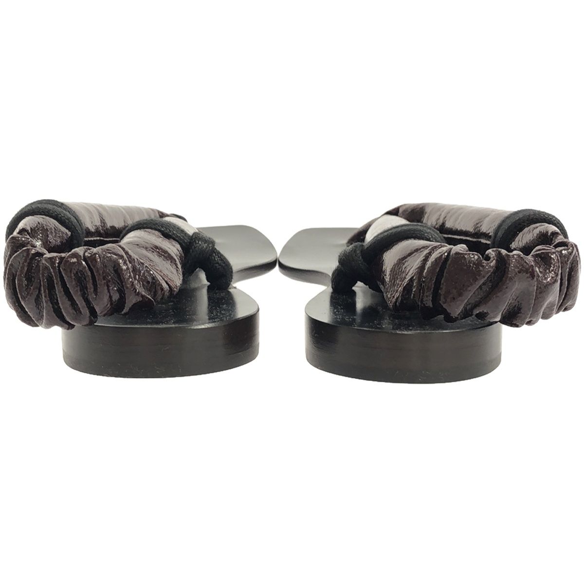 LEMAIRE ルメール Cloth Sandals レザーサンダル ブラック