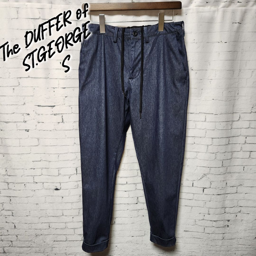 The DUFFER of ST.GEORGE 『WONDER SHAPE』New comfort indigo：360°全方向高伸縮 『 ワンダーシェイプ』 テーパードスキニーパンツ インディゴブルーS メンズ デニムスラックス カジュアル イージーパンツ - メルカリ