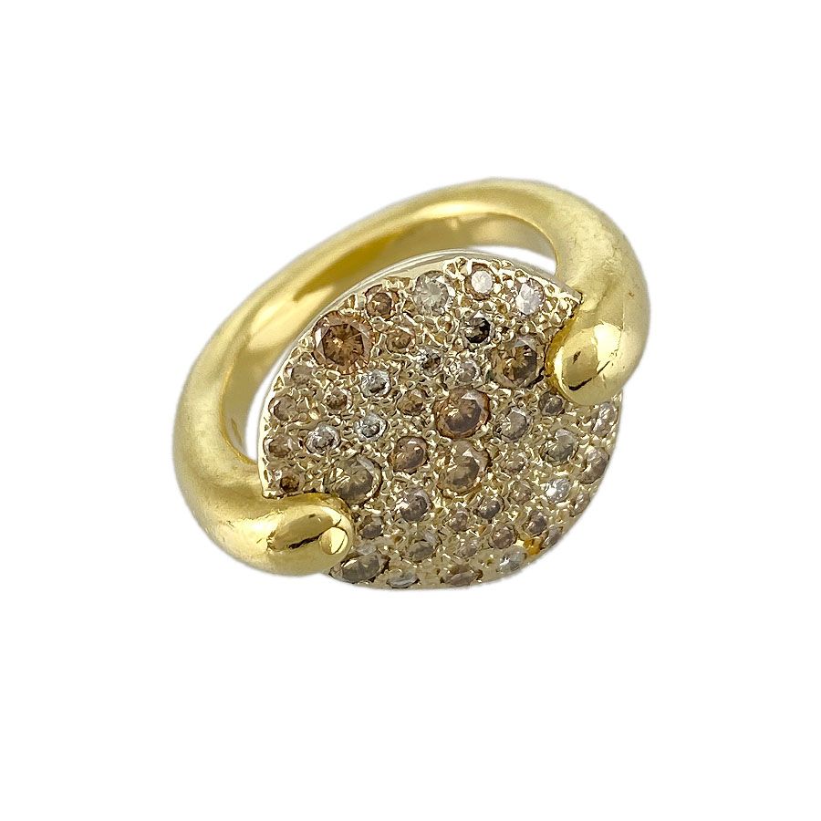 ポメラート Pomellato サッビア リング ブラウンダイヤモンド 52号