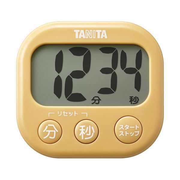 まとめ タニタ抗菌でか見えタイマー マスタードイエロー TD-429-YL 1個 ×5セット