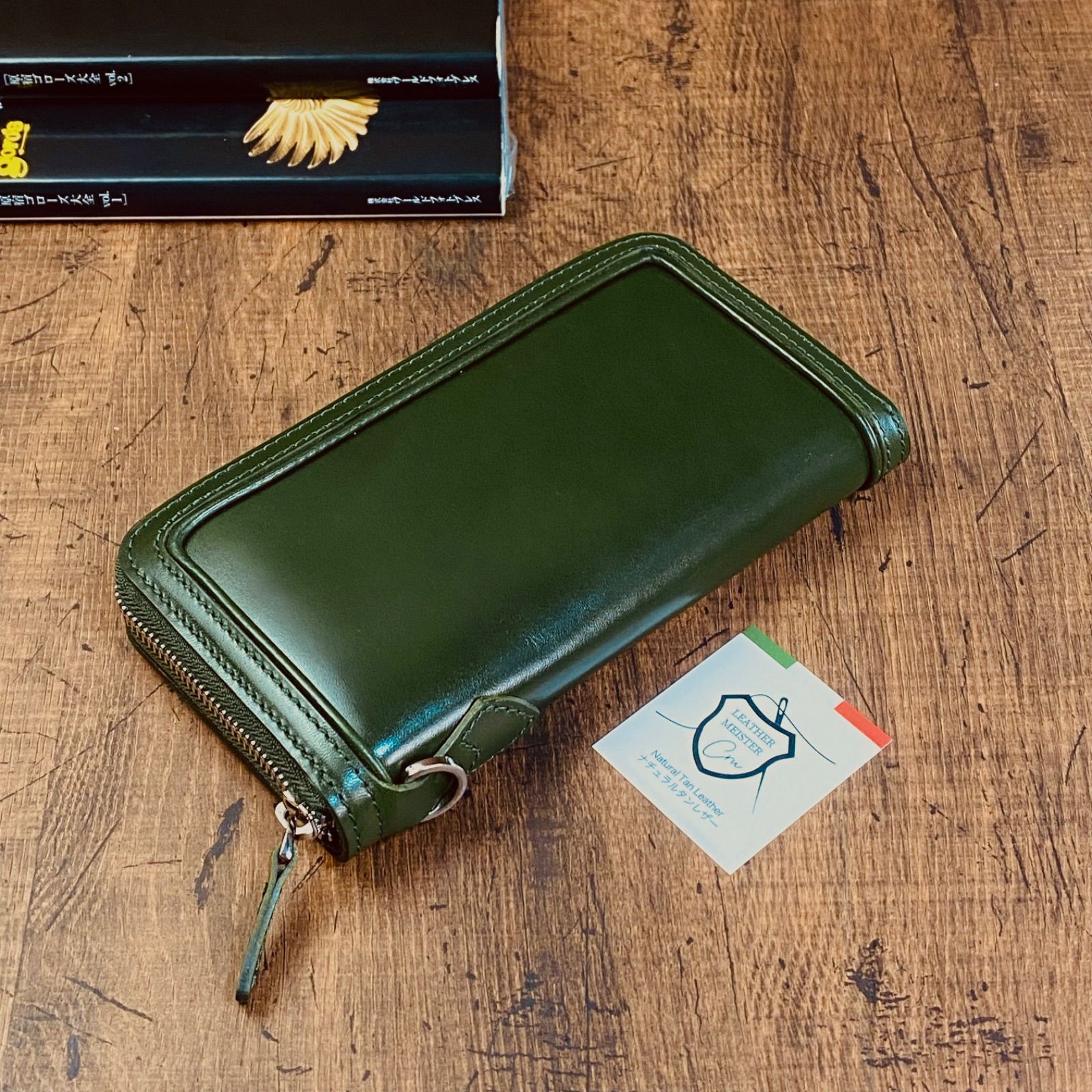 サドルレザー ラウンドファスナー メンズ財布 長財布 本革 ハンドメイド YKK 送料無料 牛革 新品 革財布 手縫い 栃木レザー