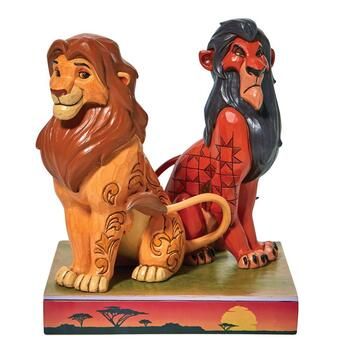  シンバ＆スカー Disney Traditions 置物