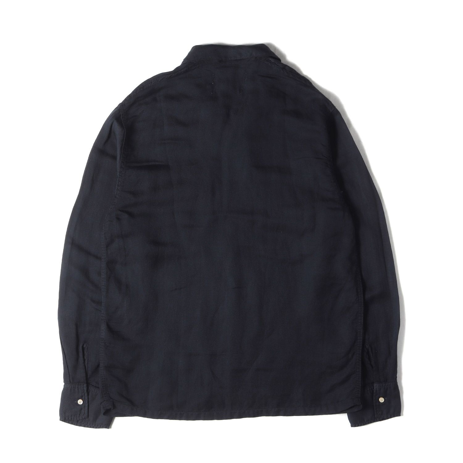 REMI RELIEF オープンカラー リネン テンセル シャツ レミレリーフ