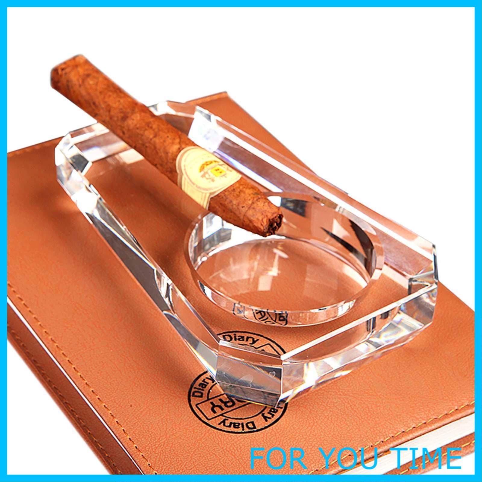 IUME シガー 灰皿 葉巻 灰皿 灰皿 クリスタル 葉巻 灰皿 クリスタル