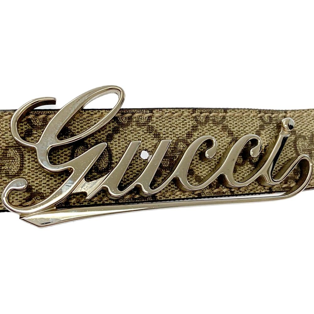 GUCCI グッチ GGスプリーム ロゴ バックル 181830 497717 85/34