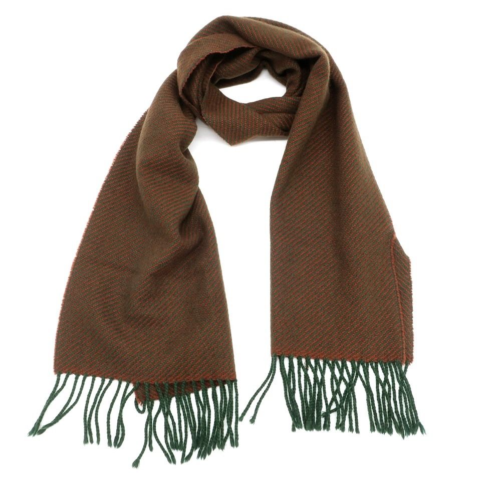 サルバトーレフェラガモの紳士用マフラー フェラガモ カシミヤ 黒