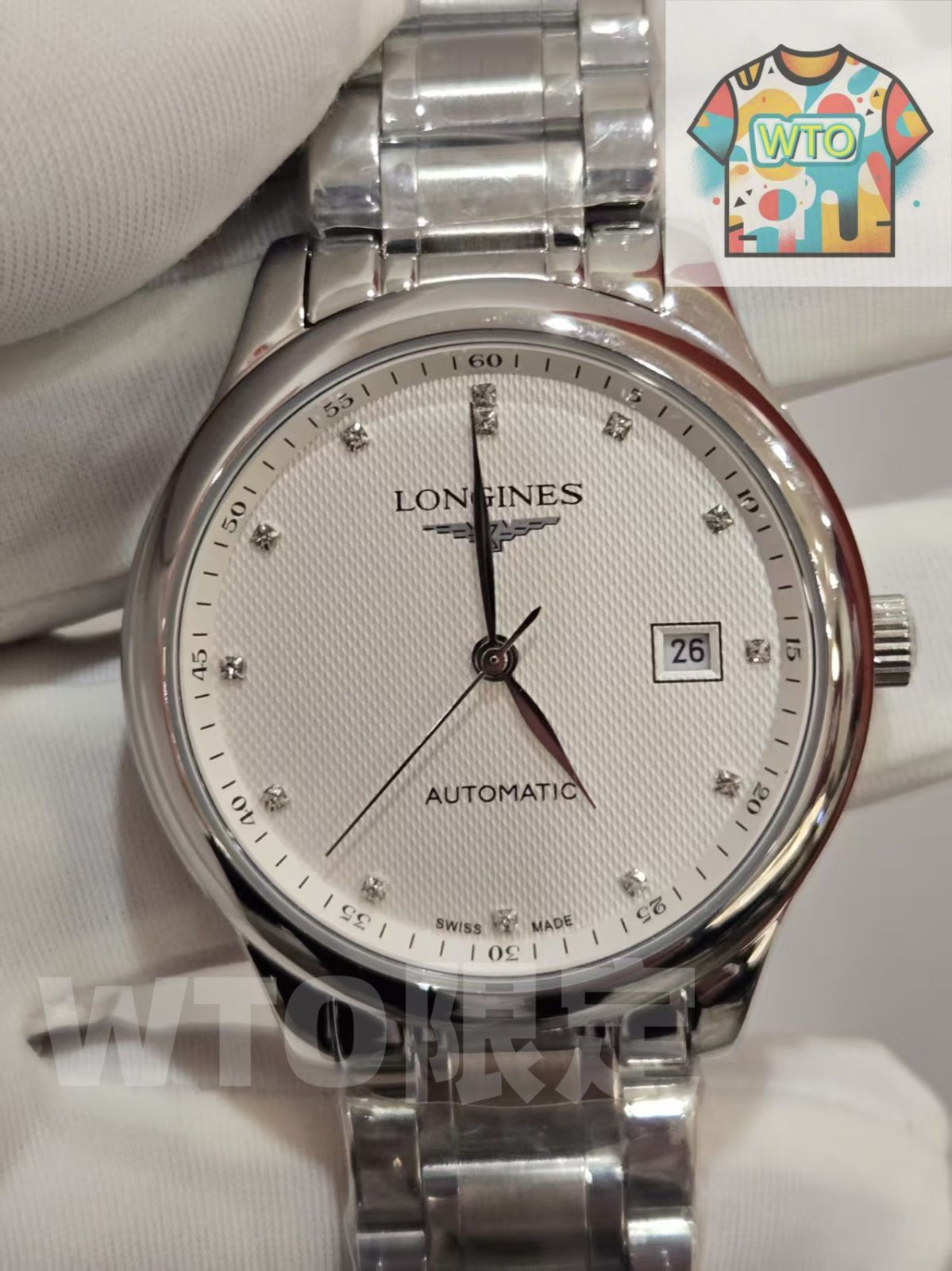 Longines 名匠シリーズ メンズ機械式腕時計 - ケース カード 袋付き｜ ｜ ♥-WTO輸入1