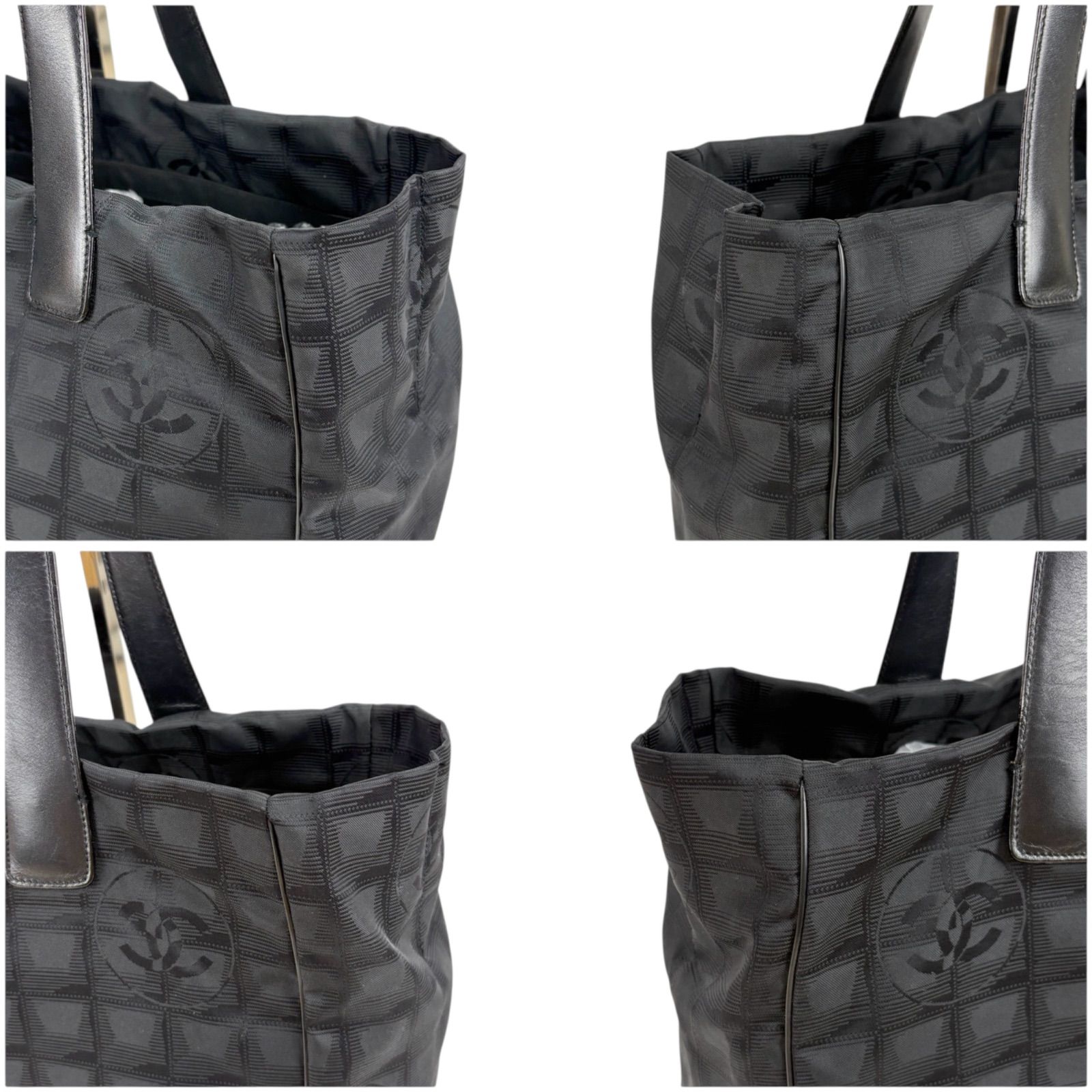 シャネル　ニュートラベルライン　ビジネスバッグ　キャンバス　トートバッグ　黒 シャネル ニュートラベルライン ビジネスバッグ キャンバス