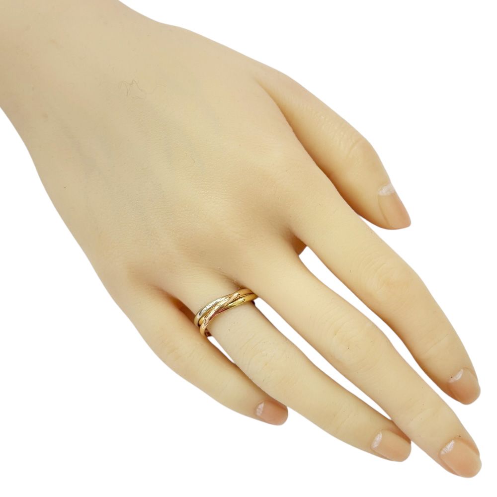 カルティエ トリニティ リング 指輪 12.5号 18金 K18イエローゴールド レディース CARTIER カルティエ