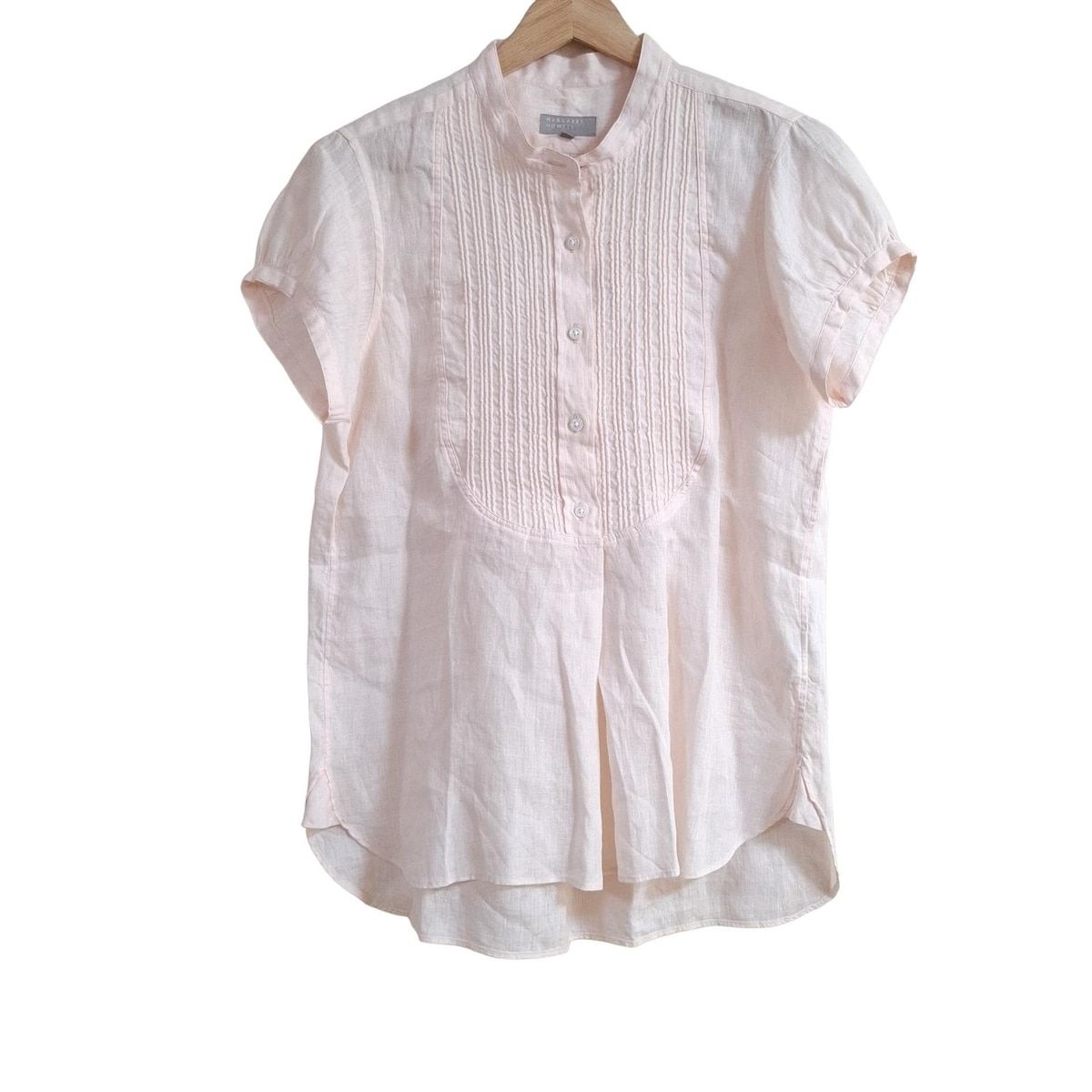美品✨マーガレットハウエル MARGARETHOWELL ブラウス シャツ MargaretHowell(マーガレットハウエル) 半袖シャツブラウス