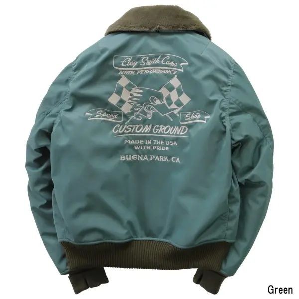 CLAY SMITH クレイスミス DRAG KING CSY-5100 ウインタージャケット GREEN L