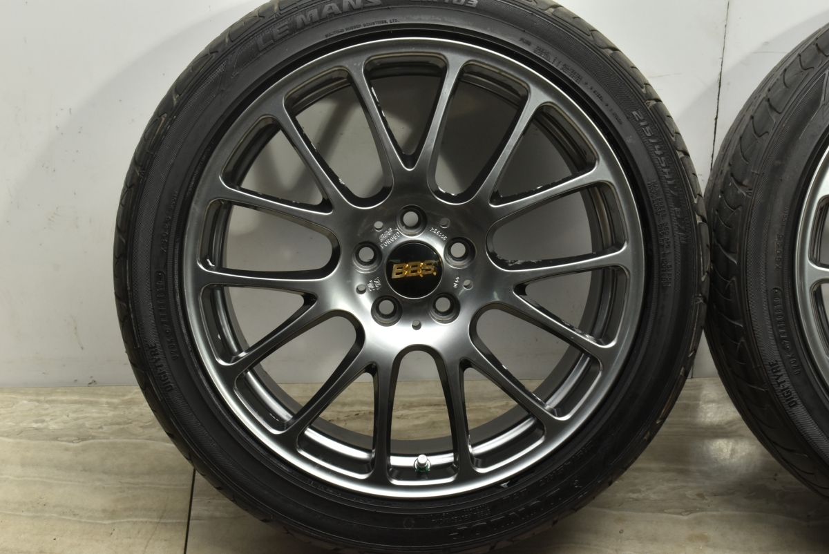 鍛造】BBS RE-L RE5005 17in 7J +48 PCD100 ダンロップ 215/45R17 86 