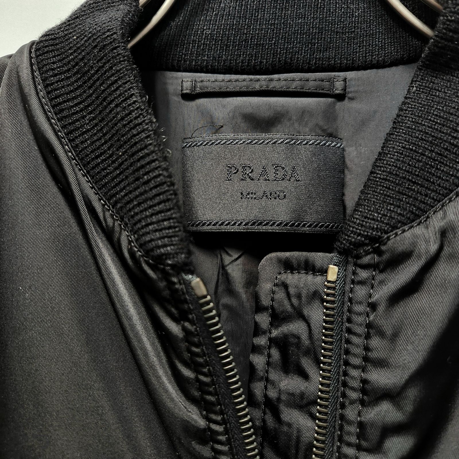美品＊PRADA プラダ ボンバージャケット MA1 ブルゾン - メルカリ