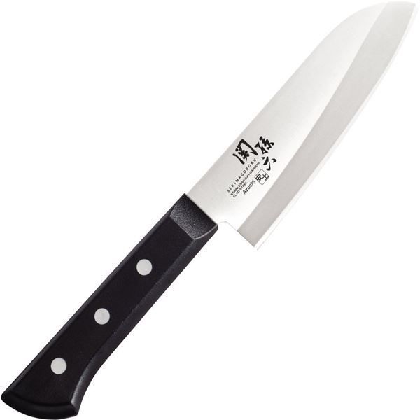 〔3個セット〕 貝印 三徳包丁 小 145mm 両刃付け 関孫六 安土 日本製 調理器具 料理道具 キッチン 台所 店舗