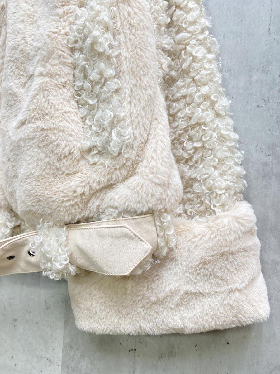 レザーベルトボリュームボアジャケットⅡ sizeF