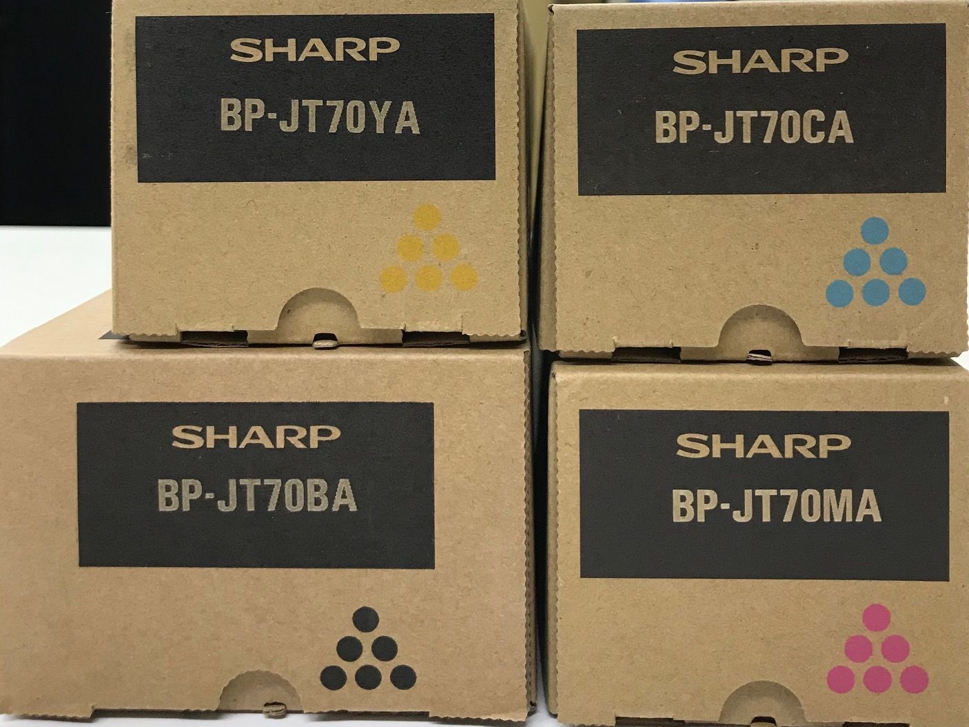 シャープ カラー複合機用 トナー 4色セット 4セット 新品 未使用