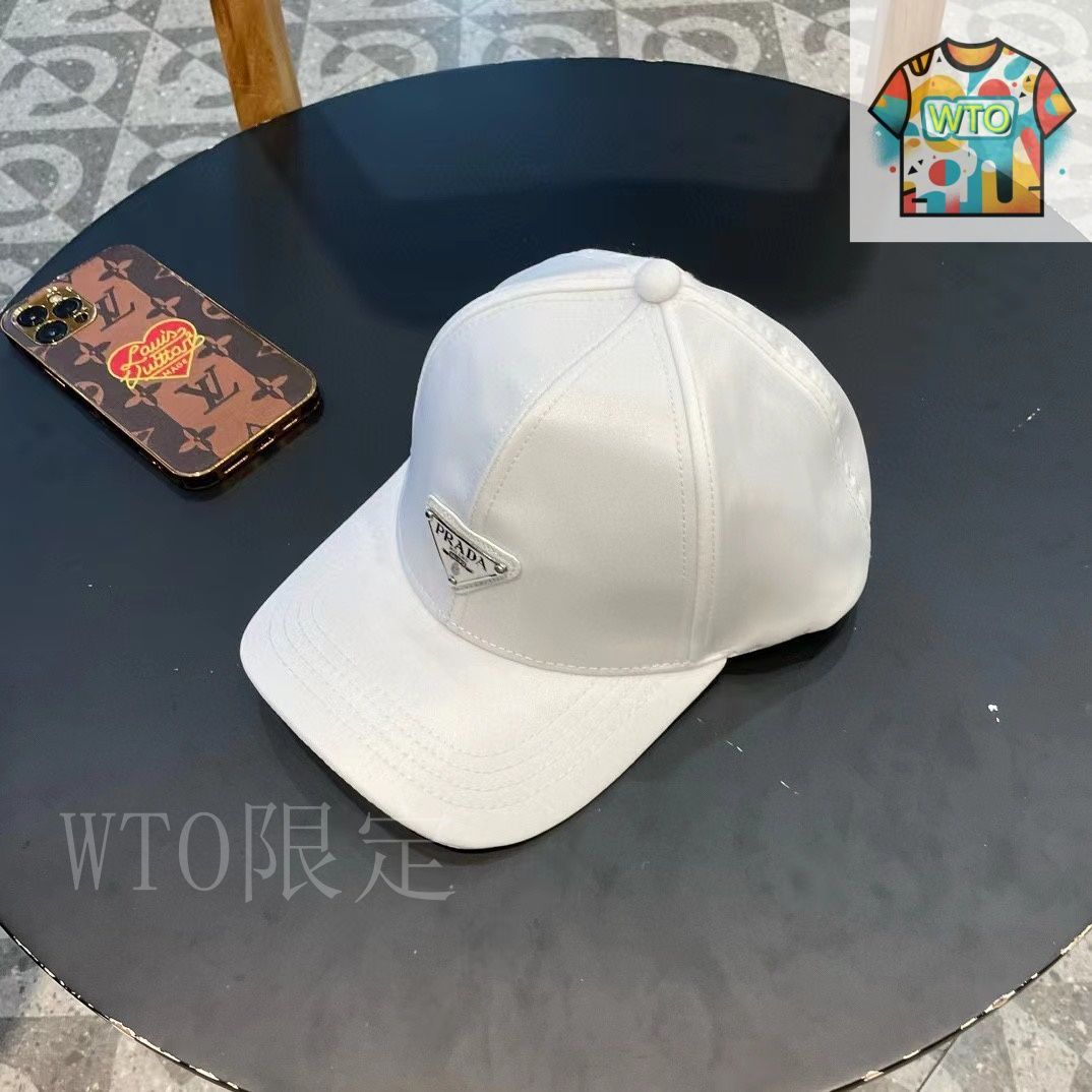 ✨美品✨ PRADA 三角プレート ナイロン キャップ ベースボールキャップ ☆Prada プラダ☆Re-Nylon ベースボールキャップ ブラック