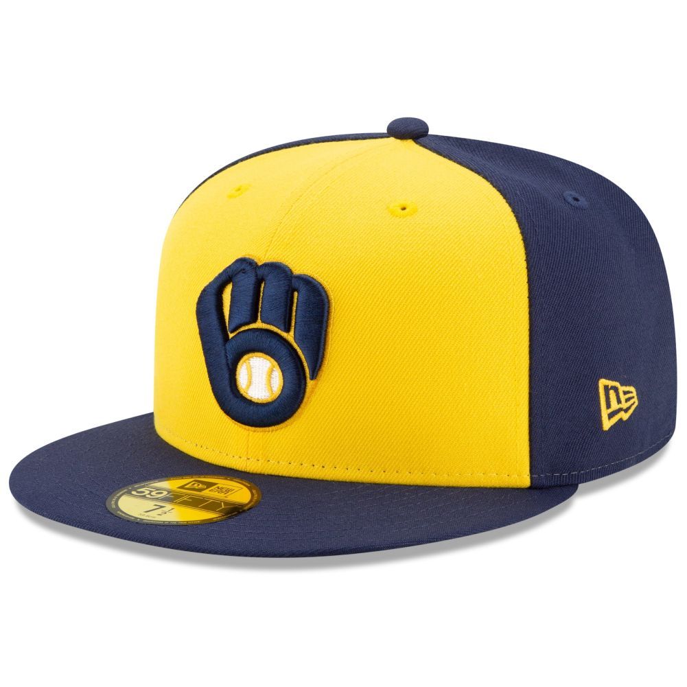 ニューエラ 59FIFTY MLBオンフィールド ミルウォーキーブリュワーズ オルタネイト NewEra ACPERF MILBRE ALT 2020J