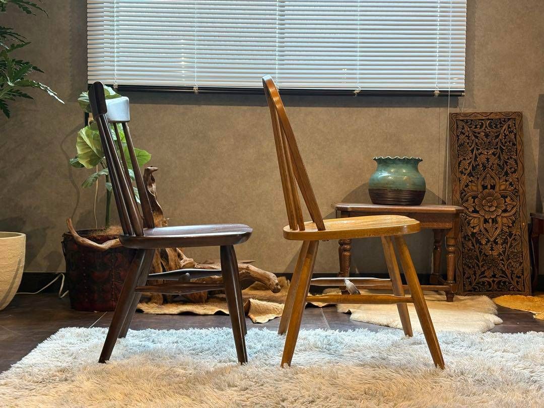 柏木工 KASHIWA ウィンザーチェア フープバックチェア アンティーク NZ