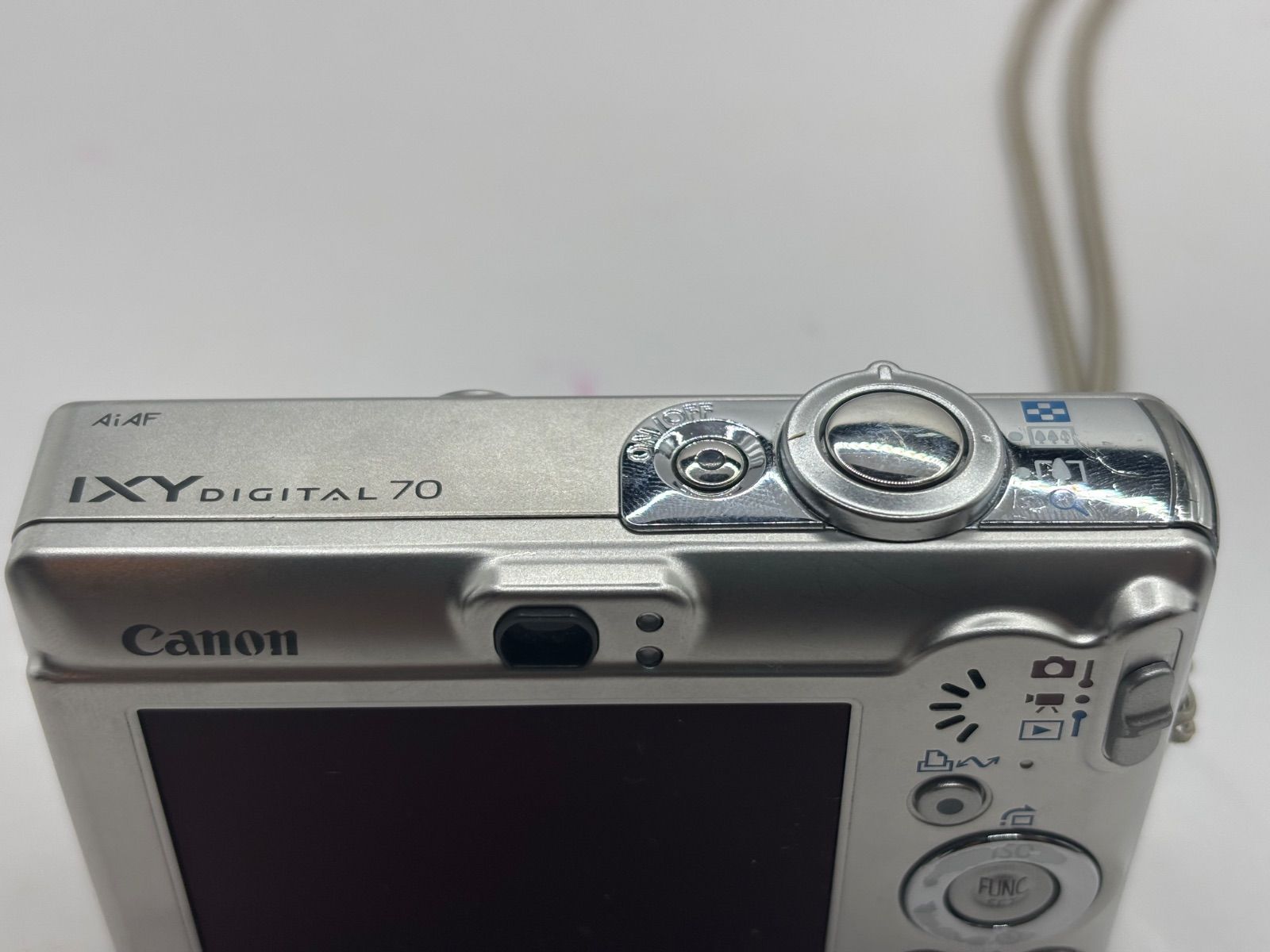  Canon キャノン IXY DIGITAL 70 PC 1193 コンパクトデジタルカメラ デジカメ コンデジ シルバー あり ヤ メ コンパクトデジタルカメラ デジタルカメラ