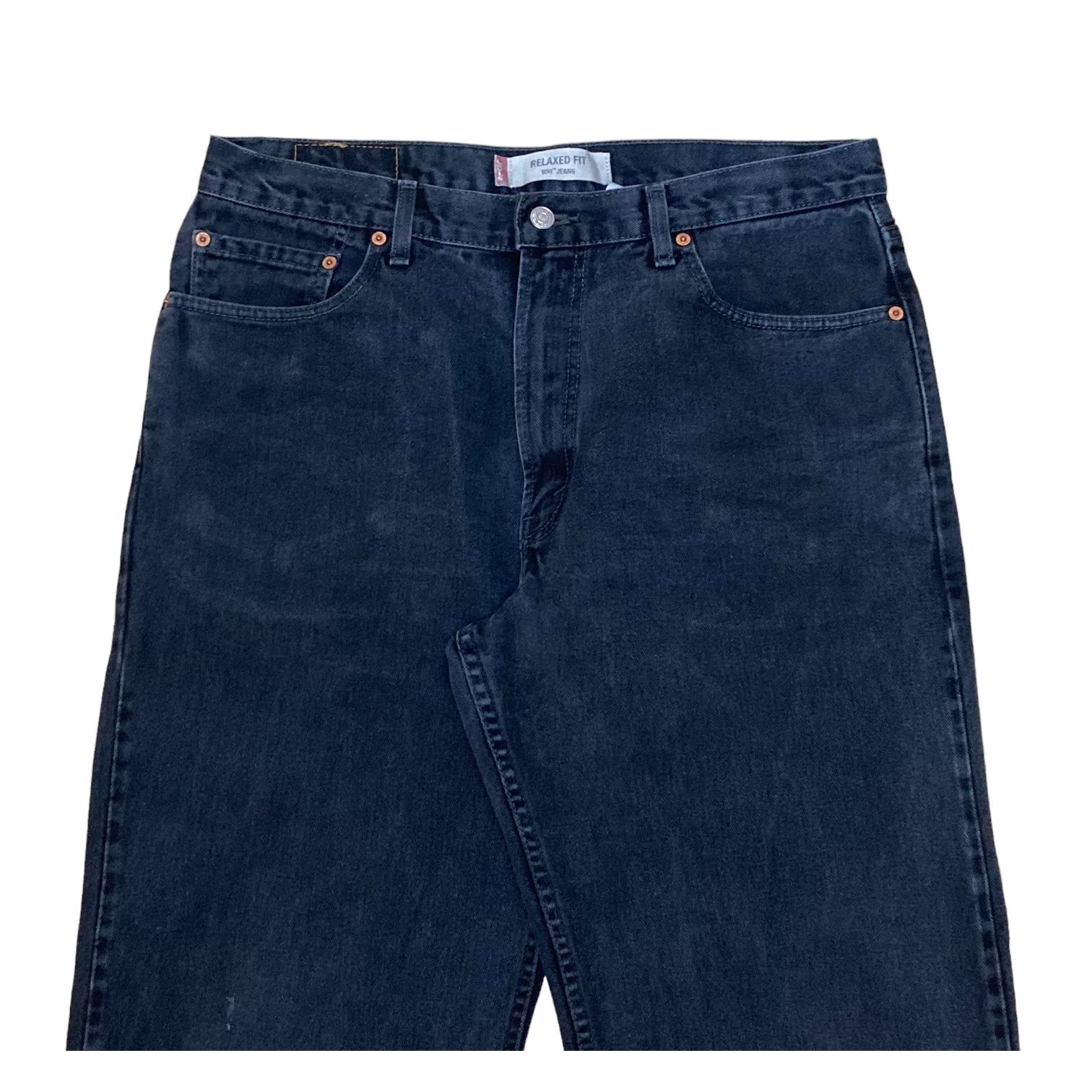 Levi's 550 BLACK】W36 L34 CANADA製 ブラック ワイド バギー 極太