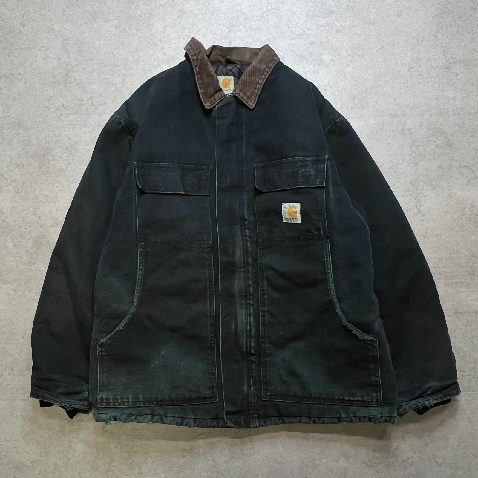 Carhartt カーハート 良フェード トラディショナルジャケット 襟 