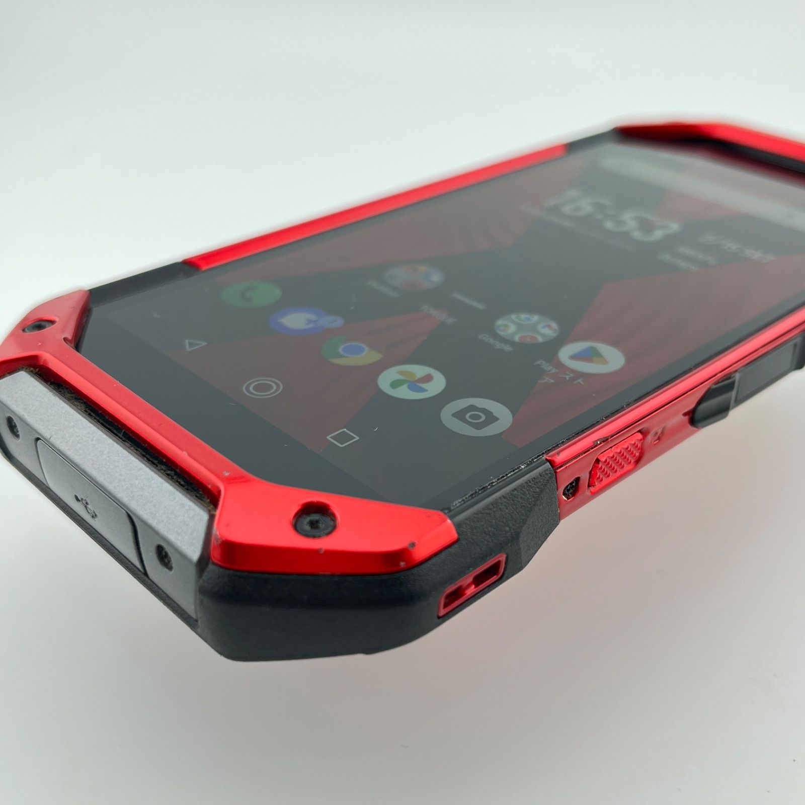 バッテリー良好 TORQUE 5G 128GB レッド SIMフリー(simロック解除済