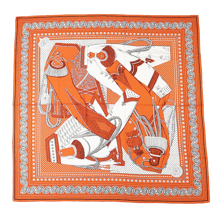 【HERMES】カレジェアン ズアヴとドラゴン・バンダナ HERMES - 【未使用】HERMES エルメス カレジェアン Zouaves et