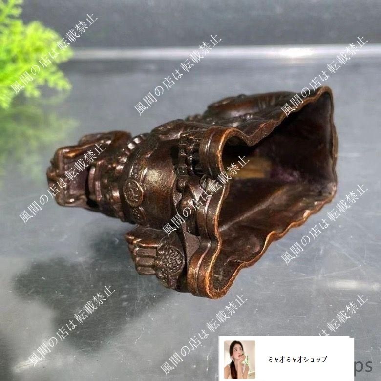 新品未使用】麒麟 茶寵 銅製品 鎮宅辟邪 開運風水 招財 置物
