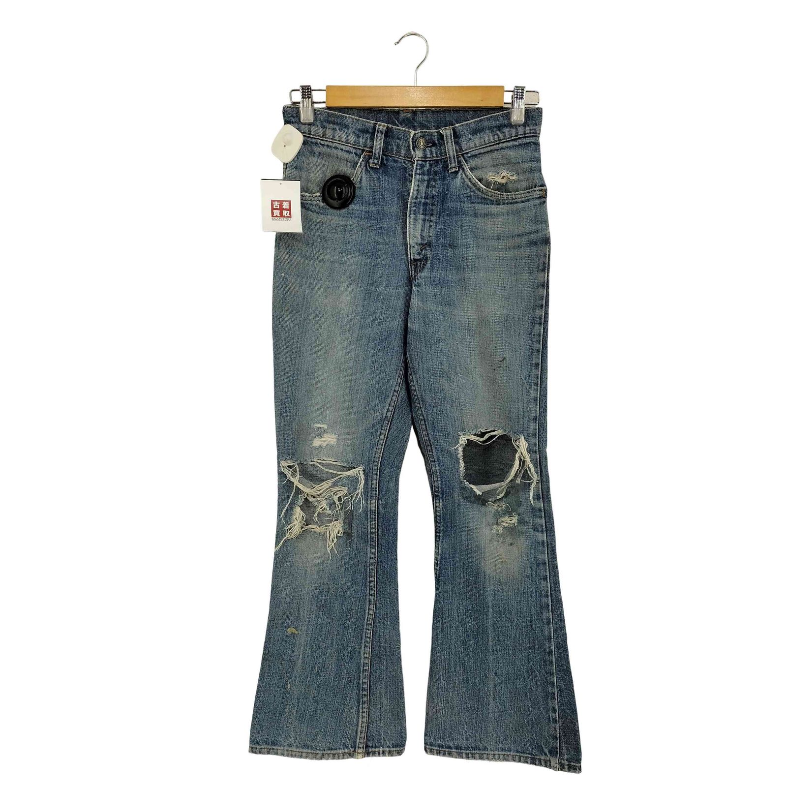 リーバイス Levis 80S 646フレアデニムパンツ オレンジタブ ボタン裏 