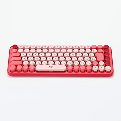 ローズ_単品 ロジクール POP KEYS K730RO メカニカル ワイヤレス