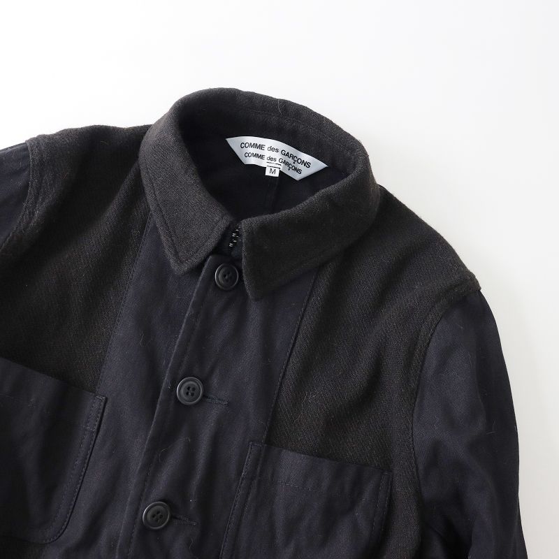 コムコム コムデギャルソン COMME des GARCONS AD2010 コットン×ウール