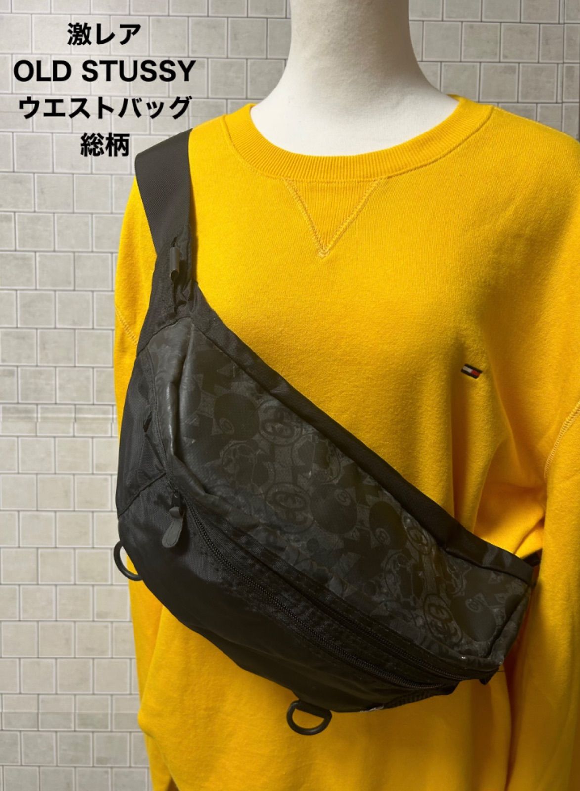 OLD STUSSY ステューシー ウエストポーチ ウエストバッグ ボディバッグ 