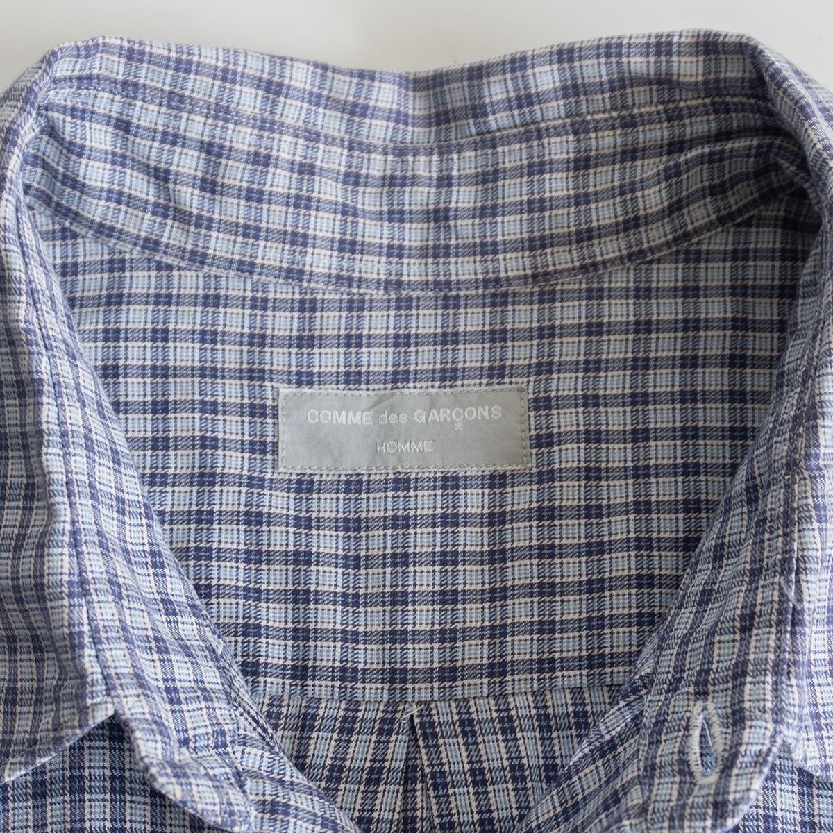 90s/アーカイブ】COMME des GARCONS HOMME【90s 半袖 チェック
