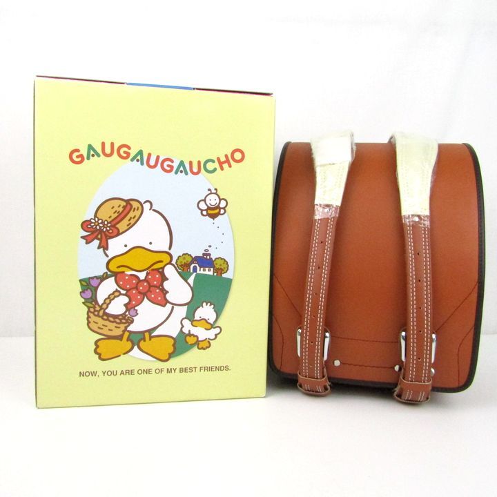 ランドセル 牛本革 レザー キャメル ブラウンステッチ A4フラットファイル対応 キッズ 男の子用 school bag