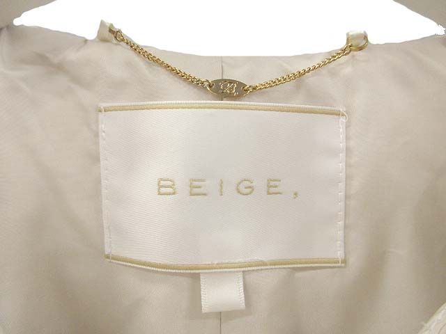 【美品】BEIGE ベイジ キルティングコート SERRIS エクリュ BEIGE ベイジ キルティングコート SERRIS エクリュ2 新品 - メルカリ