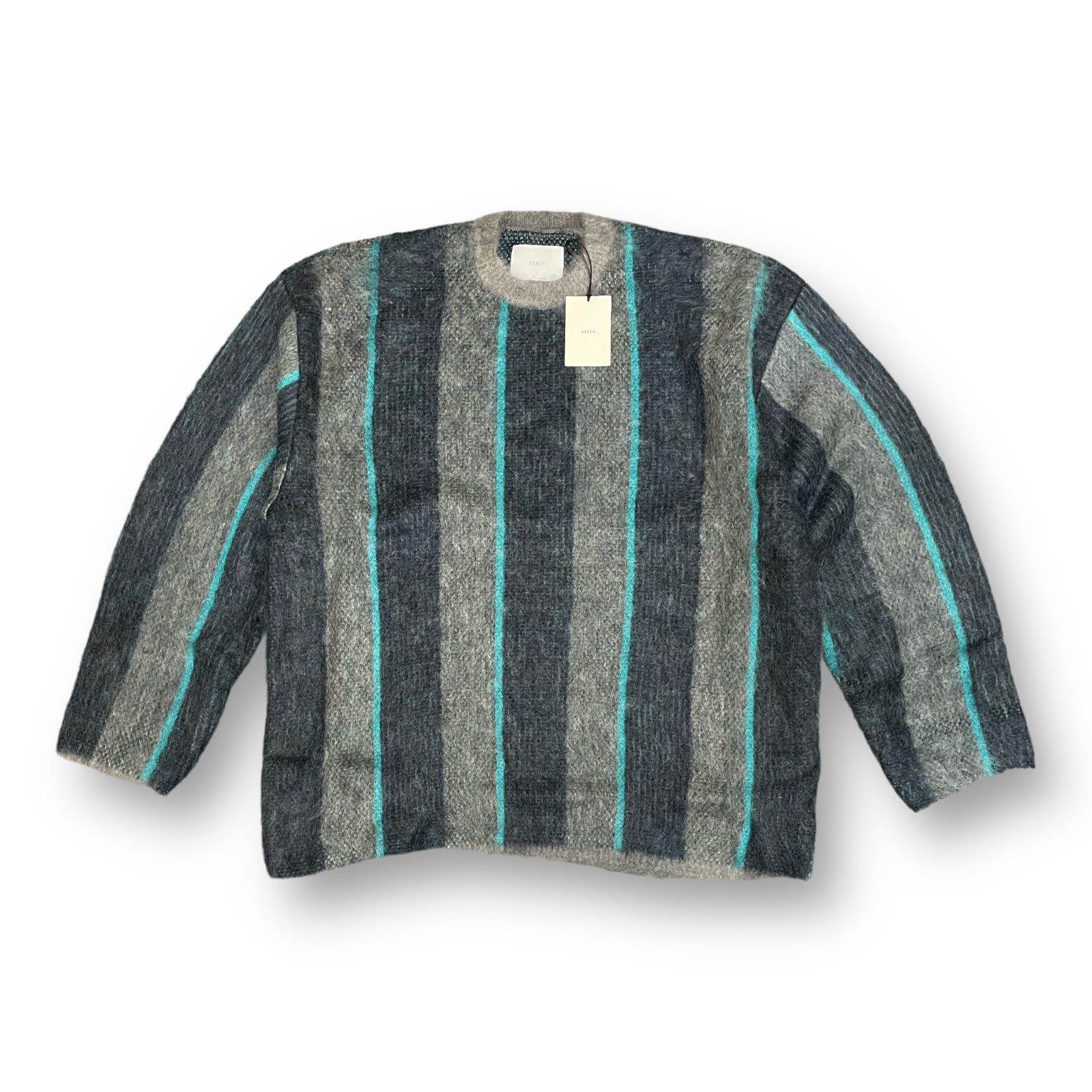 定価47300円 新品 stein 22AW Mohair Stripe Knit LS モヘア 